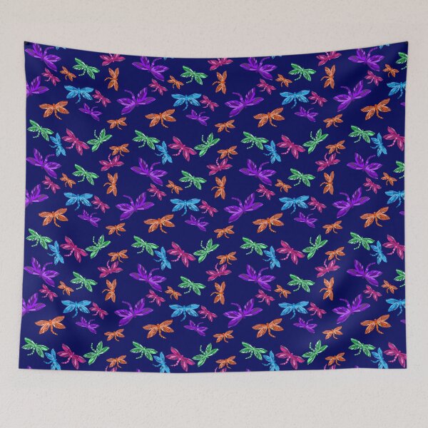 Item preview, Dragon Fly Pattern designed and sold by Luna Doodle Design.