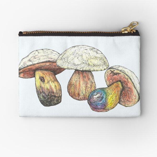 Boletus Luridus Toadstools Zipper Pouch