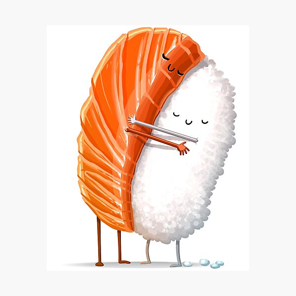 Sushi Hug Photographic Print