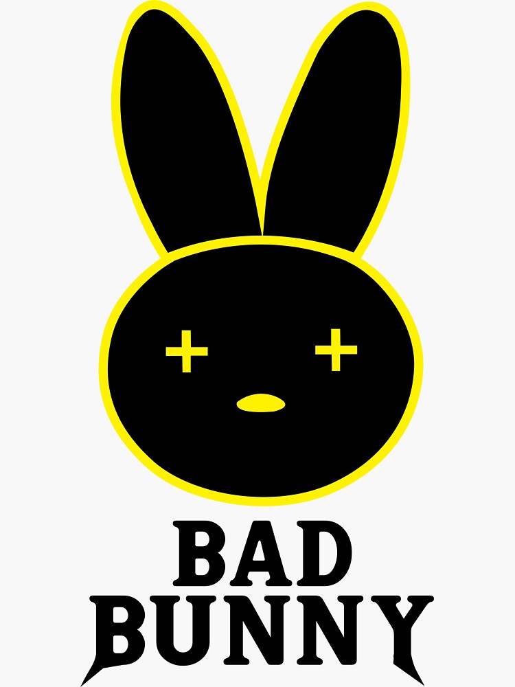 Bad Bunny Sticker for Sale by 042design