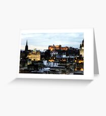 Edinburgh Skyline Greeting Card