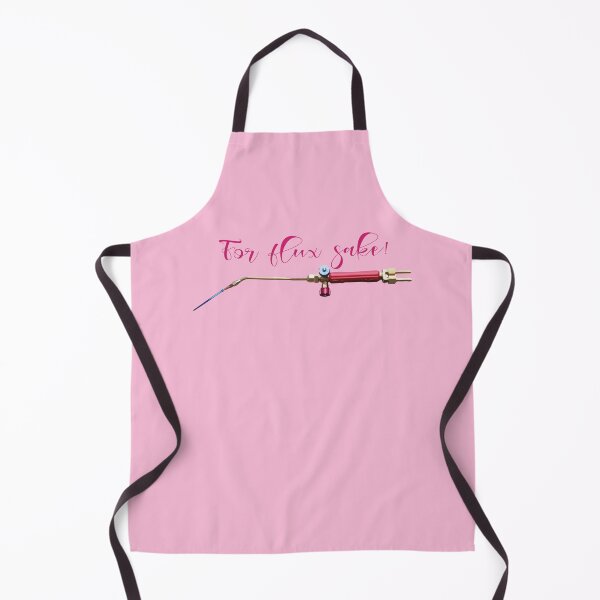 Item preview, For flux sake! girly pink jewelry torch soldering tools lady metalsmith humor meme t-shirt designed and sold by MetalicBabe.