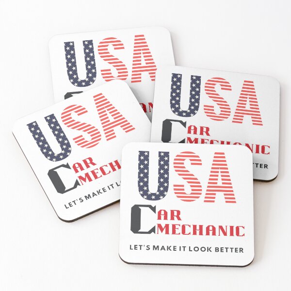 Item preview, USA Car Mechanic  designed and sold by Quirky Dez.