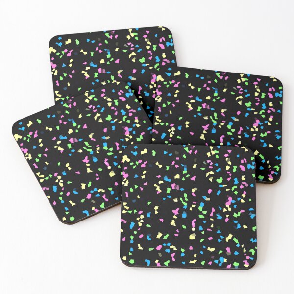 Item preview, confetti colours on black designed and sold by frauenbrauen.