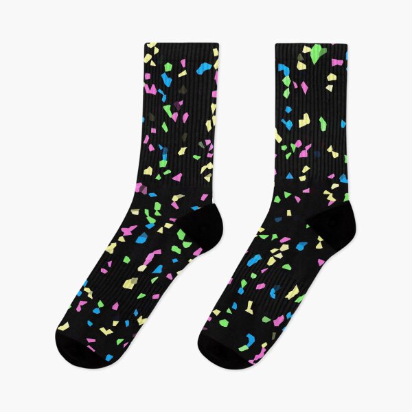 Item preview, confetti colours on black designed and sold by frauenbrauen.