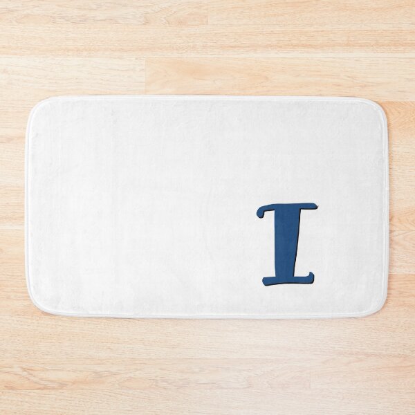 Item preview, Letter I Blue initial monogram alphabet I capital designed and sold by Antique-Gifts.
