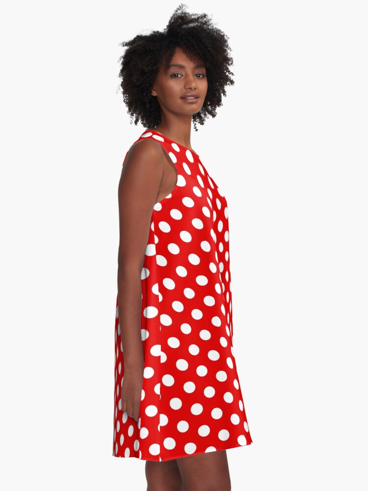 Alternate view of Polka Dots A-Line Dress