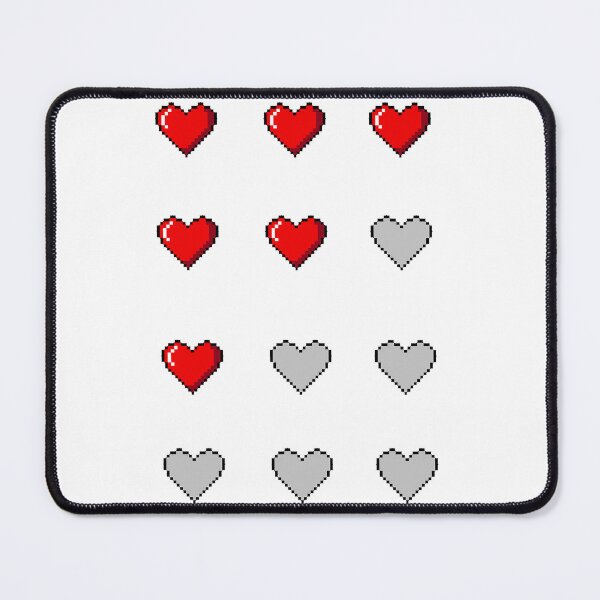 Item preview, Pixel hearts game lives sticker set designed and sold by azracaus.