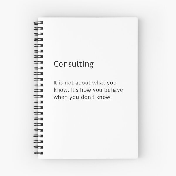 Item preview, Consultant funny knowledge - white designed and sold by ArtsySue.