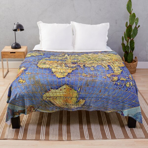 Item preview, Antique oval world map of the Florence artist Francesco Rosselli designed and sold by ramazis.