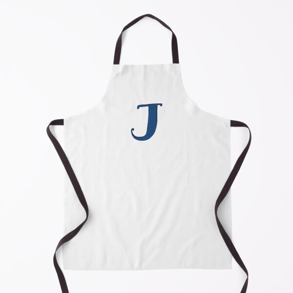Aperçu de l'œuvre Lettre J Alphabet monogramme initial bleu majuscule J créée et vendue par Antique-Gifts.