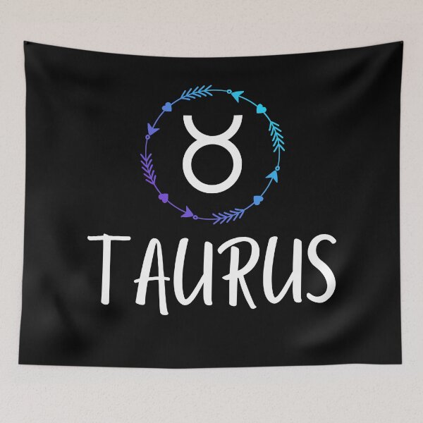 Item preview, Taurus Zodiac Sign Arrow Border designed and sold by Hellofriendco.