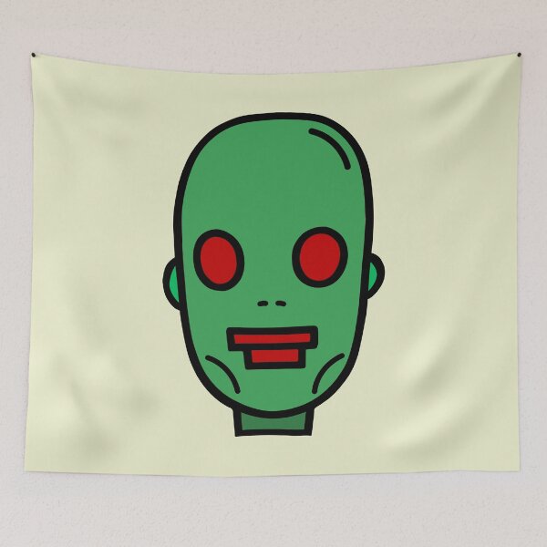 Item preview, Green strange creature with red eyes designed and sold by Basst64.
