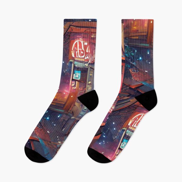 Item preview, The Coffee Neon Wonderland| Cyber city coffee designed and sold by PsychicLove.