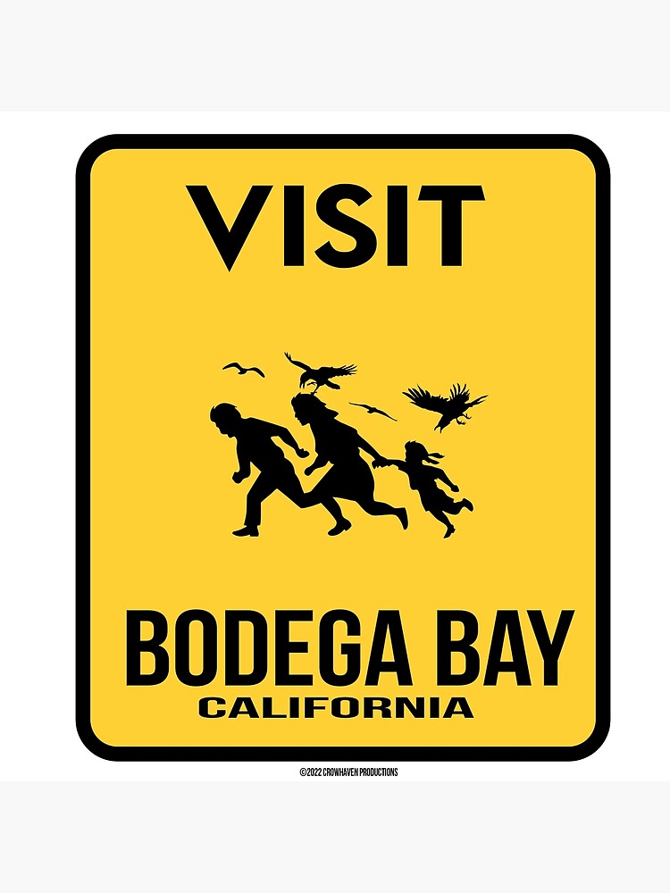 "Visit Bodega Bay" Poster for Sale by CreatureStore Redbubble