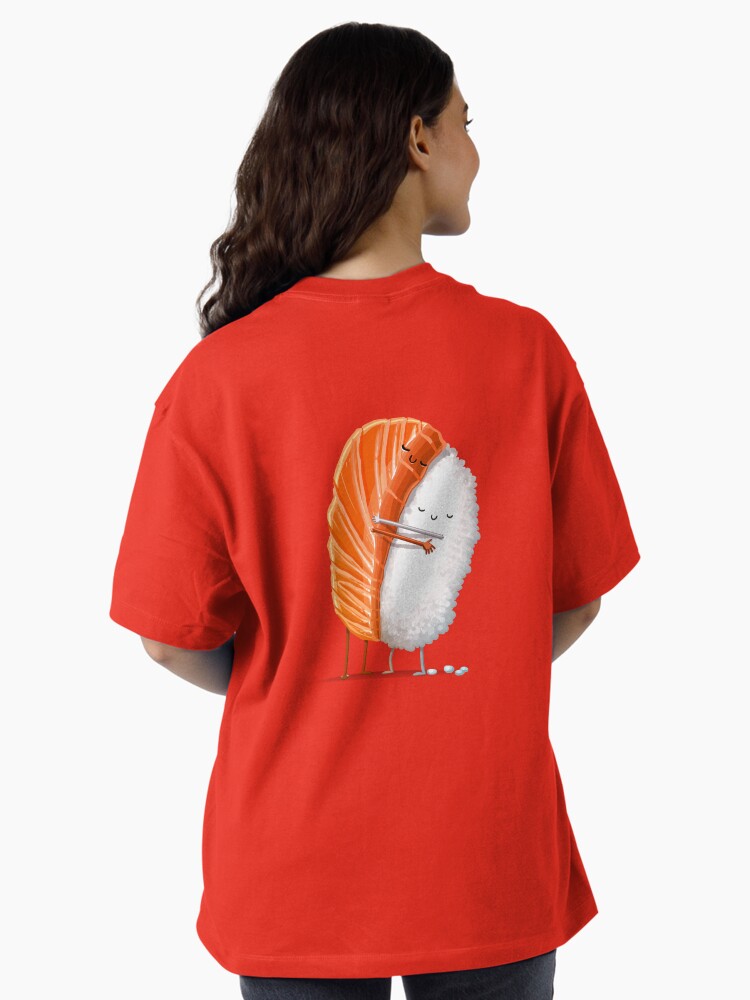 Thumbnail 2 of 7, Oversized T-Shirt, Sushi Hug designed and sold by andremuller.