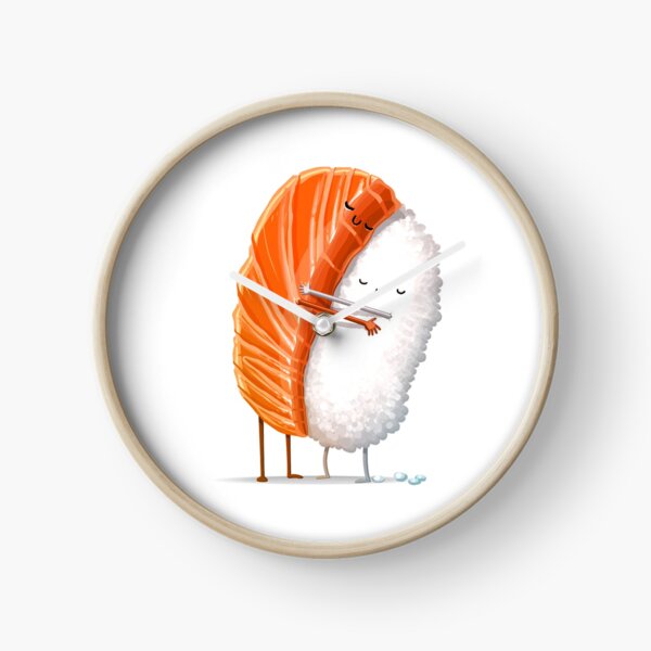 Sushi Hug Clock