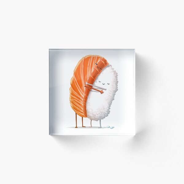 Sushi Hug Acrylic Block