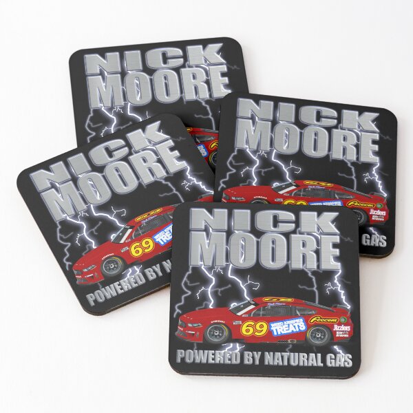 Item preview, Nick "The Dick" Moore- Vintage NASCAR Style Race Car Driver Design designed and sold by DesignsByDaddy.