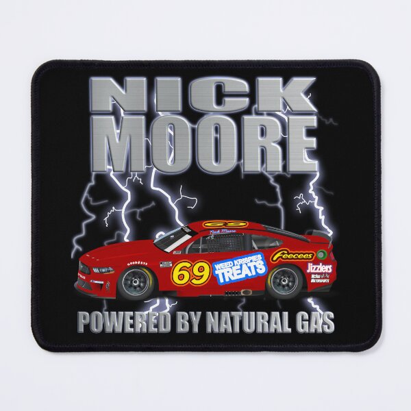 Item preview, Nick "The Dick" Moore- Vintage NASCAR Style Race Car Driver Design designed and sold by DesignsByDaddy.