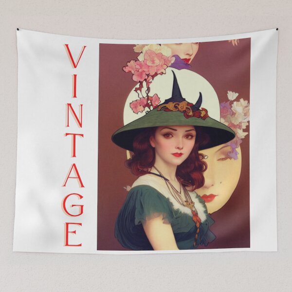 Item preview, Vintage Halloween witch designed and sold by Mirochan80.