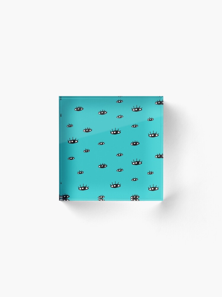 Alternate view of I'm all eyes Acrylic Block