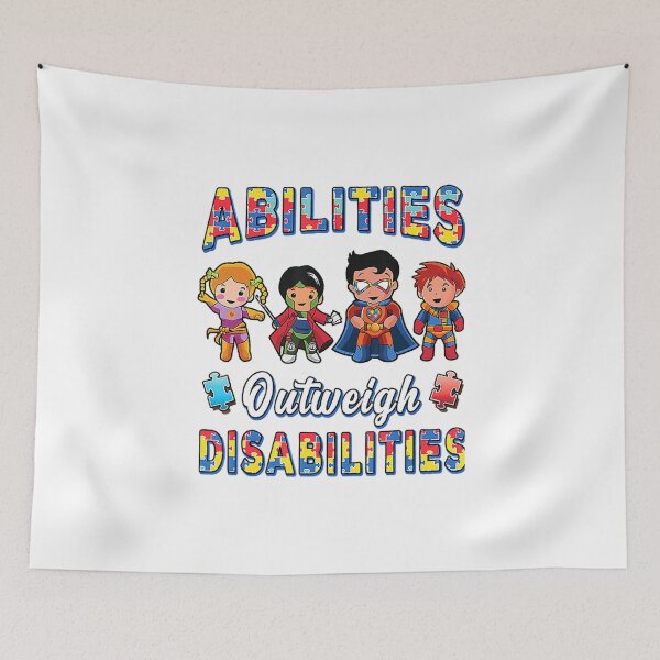 Item preview, Autism Awareness Boys Abilities Outweigh Disabilities Classic designed and sold by GerhardWeimann.