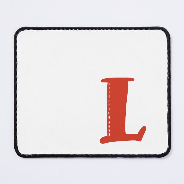 Item preview, Letter L Red initial monogram alphabet L capital designed and sold by Antique-Gifts.