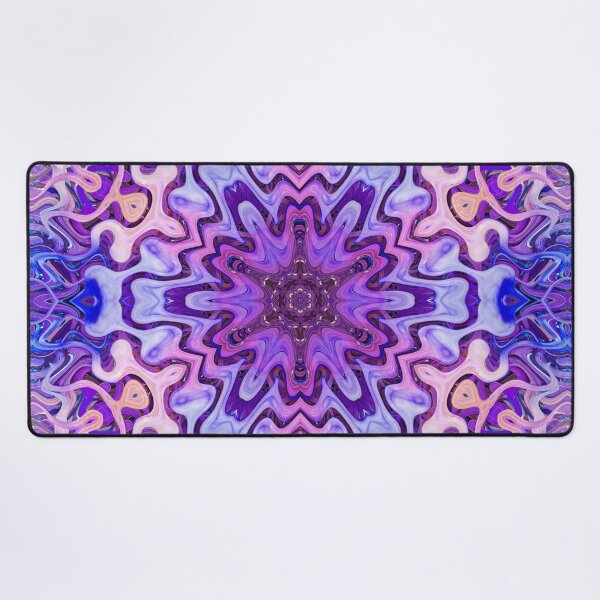 Item preview, Boho Vibes Abstract Mandala Maximalism Hippie Style Eclectic Mix of Pink Purple Blue Lilac 3 of 16 designed and sold by Beachy.