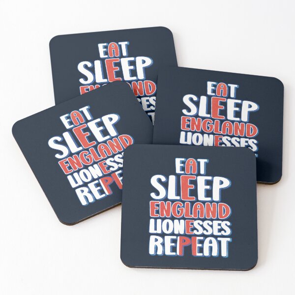 Item preview, Eat Sleep England Lionesses Repeat designed and sold by Numero14.