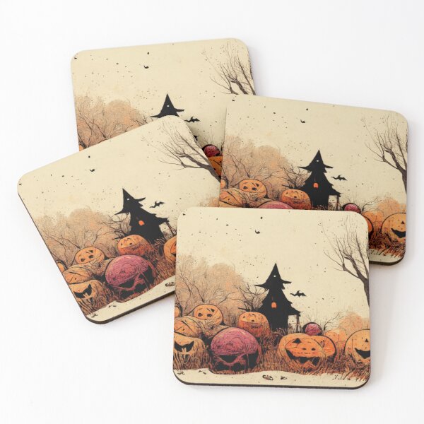 Item preview, groovy pumpkins spooky house designed and sold by Mirochan80.