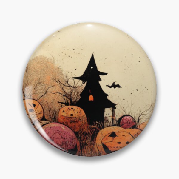 Item preview, groovy pumpkins spooky house designed and sold by Mirochan80.