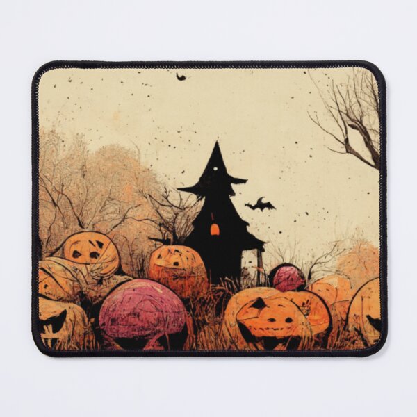 Item preview, groovy pumpkins spooky house designed and sold by Mirochan80.