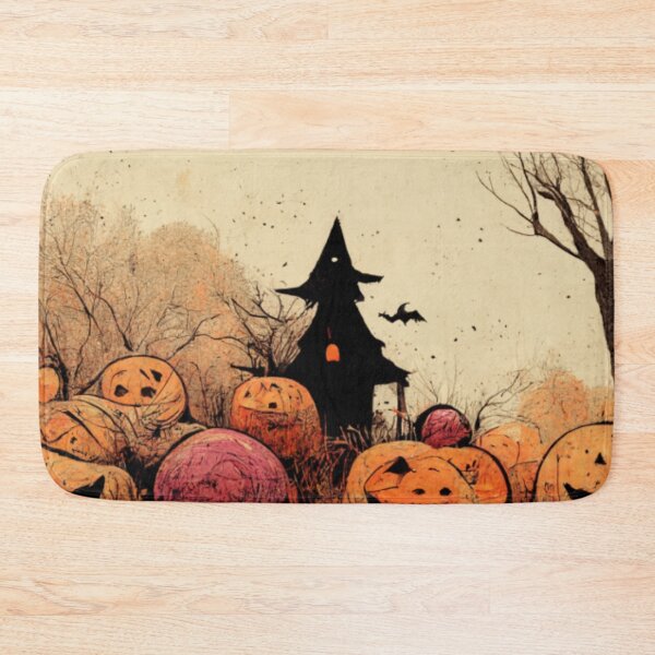 Item preview, groovy pumpkins spooky house designed and sold by Mirochan80.