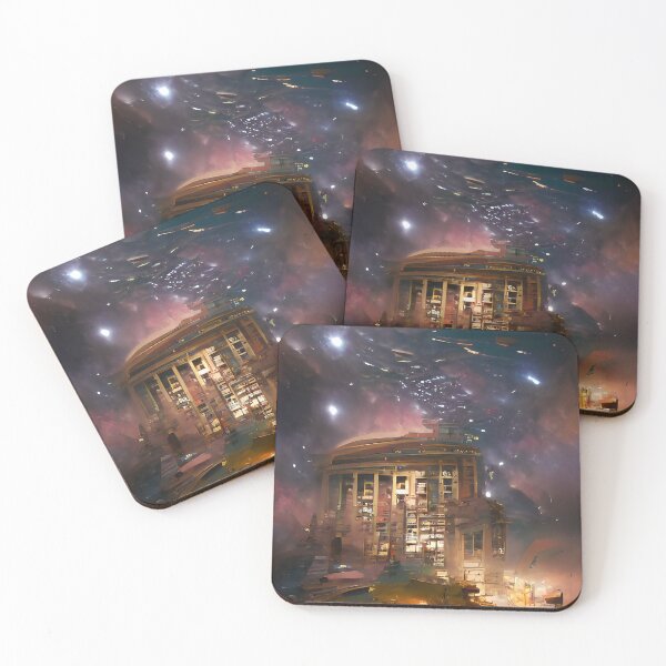 Item preview, Starry Night Library | National library week | literacy week designed and sold by PsychicLove.