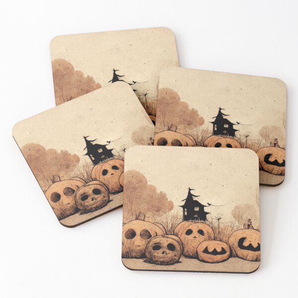 Item preview, Groovy pumpkins spooky house designed and sold by Mirochan80.