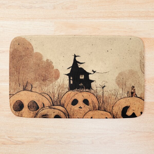 Item preview, Groovy pumpkins spooky house designed and sold by Mirochan80.