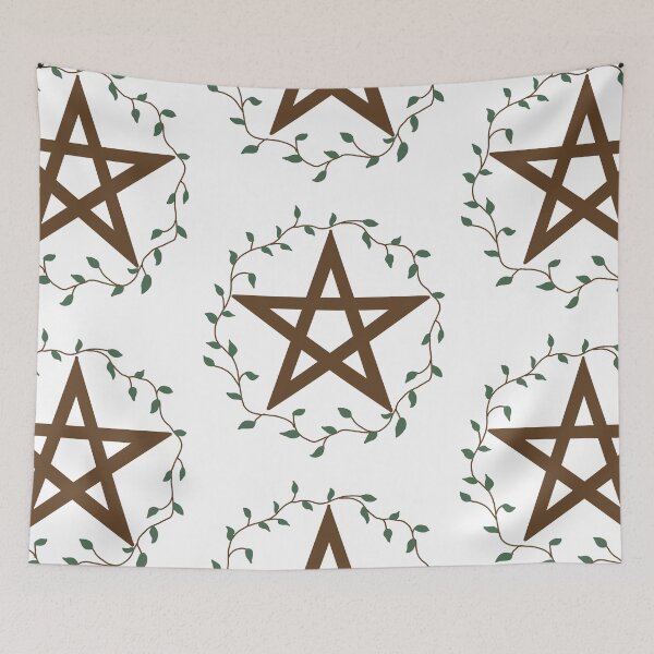 Item preview, Pentacle with vines designed and sold by Becky-Marie.