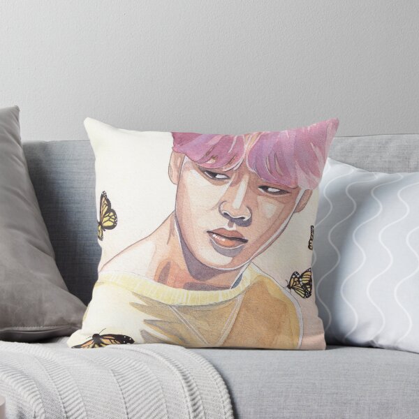 Item preview, Park Jimin Butterflies Watercolour Painting designed and sold by NiamhYoungArt.