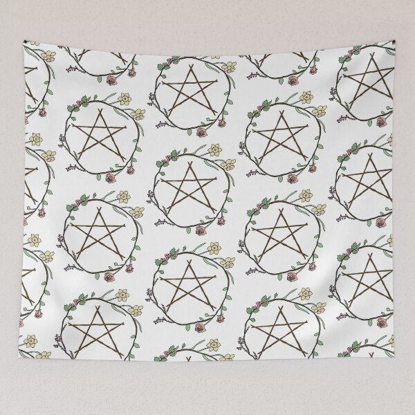 Item preview, Flower pentacle designed and sold by Becky-Marie.