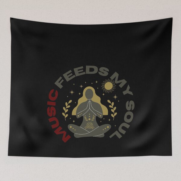 Item preview, music feeds my soul  designed and sold by SwifTech.