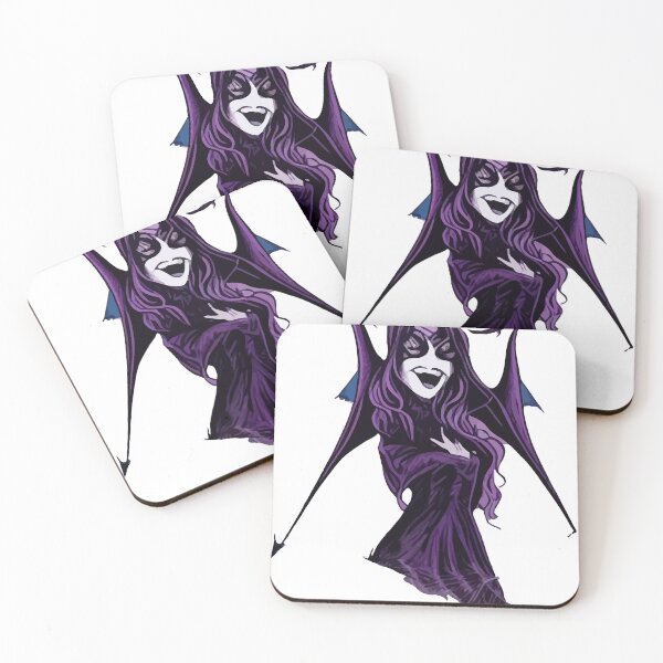 Item preview, Halloween Bat Witch Laughing designed and sold by MindGlowArt.