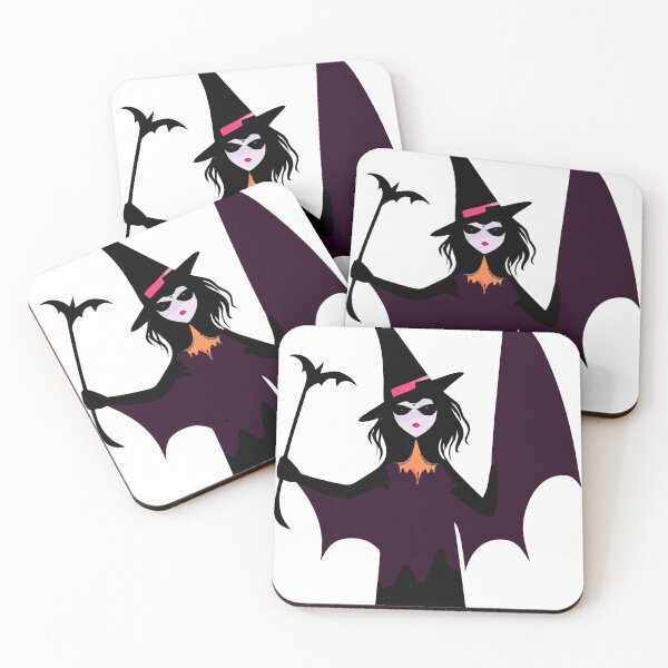 Item preview, Halloween Bat Witch Dark designed and sold by MindGlowArt.