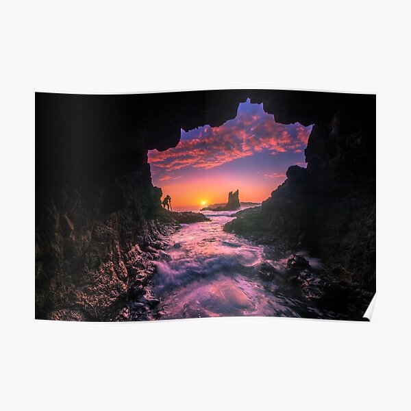 Cathedral Rocks Cave Poster