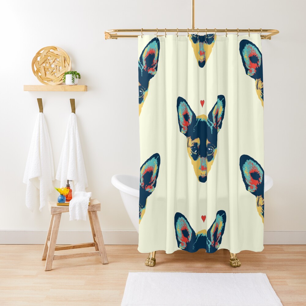 Pet Thoughts - Love Shower Curtain