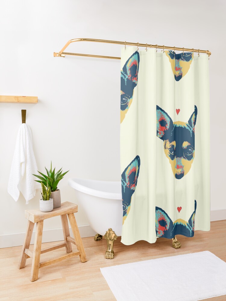 Alternate view of Pet Thoughts - Love Shower Curtain
