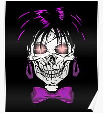 Halloween Scary Skull Clown Face Party T-shirt Poster