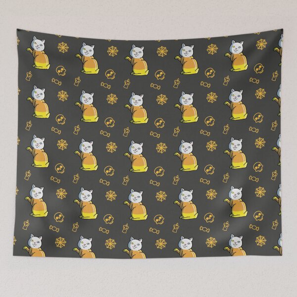 Item preview, CandyCorn cat designed and sold by Sarya Art.