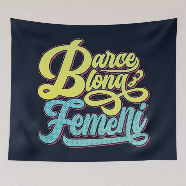 Item preview, Barcelona Femeni Typography designed and sold by Numero14.