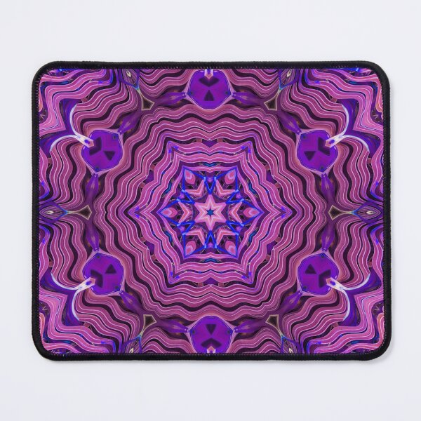 Item preview, Boho Vibes Abstract Mandala Maximalism Hippie Style Eclectic Mix of Pink Purple Blue Lilac 4 of 16 designed and sold by Beachy.